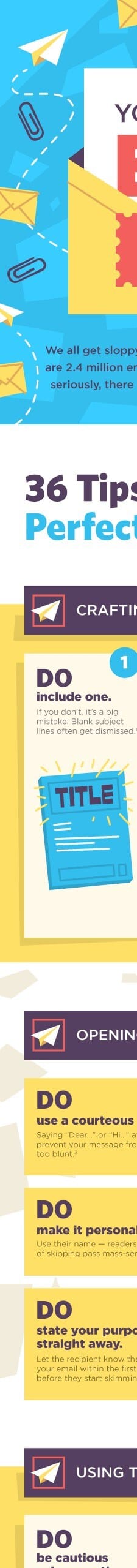 Guide to Email Etiquette Infographic