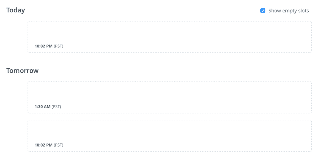 Empty Buffer Queue