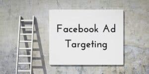 Using Facebook Ad Targeting Helps You Reach The Right Audience|Facebook ad menu select audience option|Facebook audiences customer audience|Facebook lookalike audience|Facebook saved audience window