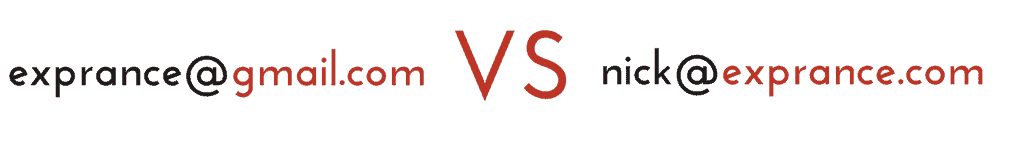 Generic vs Branded Email Address