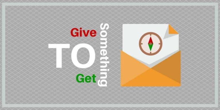 You have to give something to get something to get new email list subscribers.|Woman solving business problems.