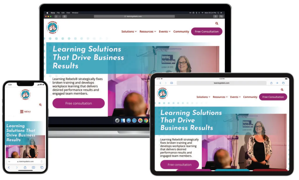 Learning Rebels Website