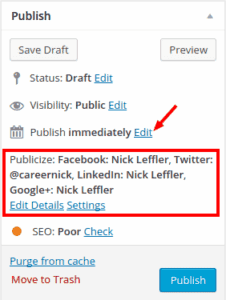 Jetpack Post Publicize