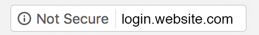 Google Chrome non-secure login request