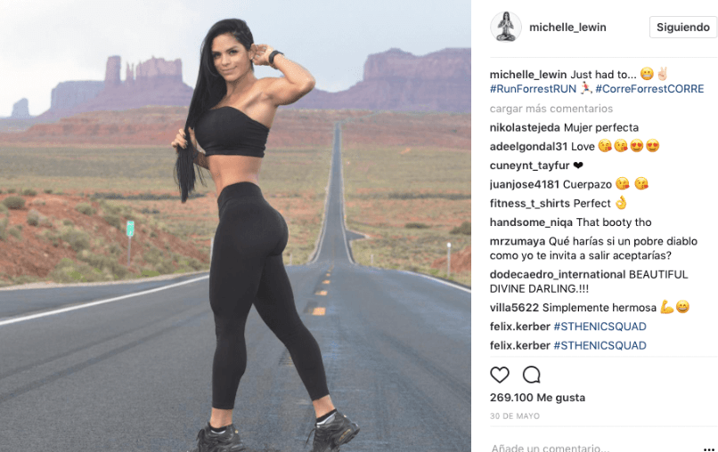 Michelle Lewin Instagram Image