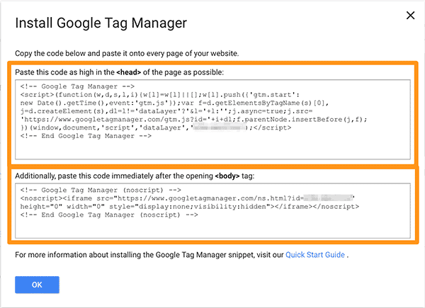 Install Google Tag Manager